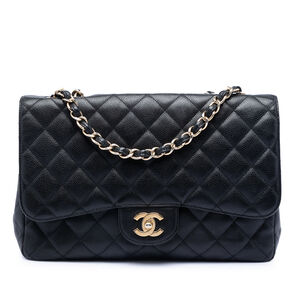 Pre-Loved Chanel Jumbo Classic Caviar Double Flap